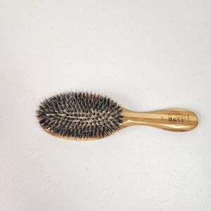 Bass Oval Boar Bristle Brush #53 Bamboo Wood